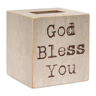 God Bless You Boutique Tissue Box Cover - The Fox Decor
